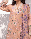 Colors Coco Cambric Printed Suit - 3 Pc by Al-Zohaib