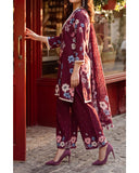 Colors Coco Cambric Printed Suit - 3 Pc by Al-Zohaib