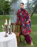 Colors Linen Digital Printed Suit - 3 Pc by Al-Zohaib