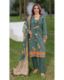 Colors Linen Digital Printed Suit - 3 Pc by Al-Zohaib