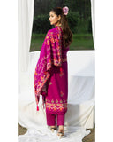 Colors Linen Digital Printed Suit - 3 Pc by Al-Zohaib
