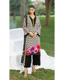 Colors Linen Digital Printed Suit - 3 Pc by Al-Zohaib