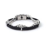 Men's Breclets - Black & Silver, Men's Jewellery, Chase Value, Chase Value