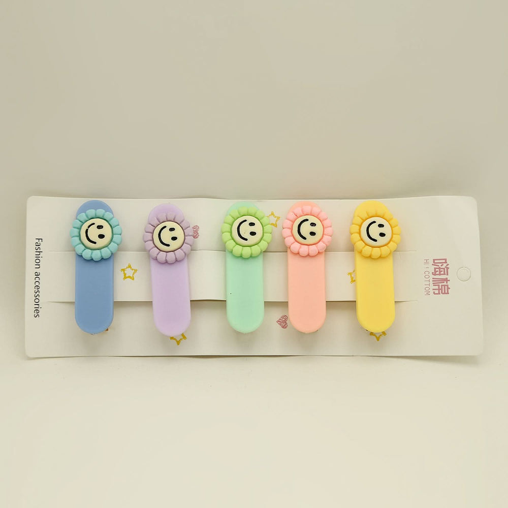 Girls Hair Pin Pack Of 5 - Multi Color, Girls Hair Accessories, Chase Value, Chase Value