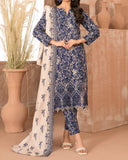 Tawakkal Aabroo Khaddar Printed Embroidered Suit - 3 Pc