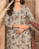 Tawakkal Aabroo Khaddar Printed Embroidered Suit - 3 Pc, Women, 3Pcs Shalwar Suit, Tawakkal Fabrics, Chase Value