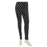 Women's Velvet Printed Tights - Black, Women Pants & Tights, Chase Value, Chase Value