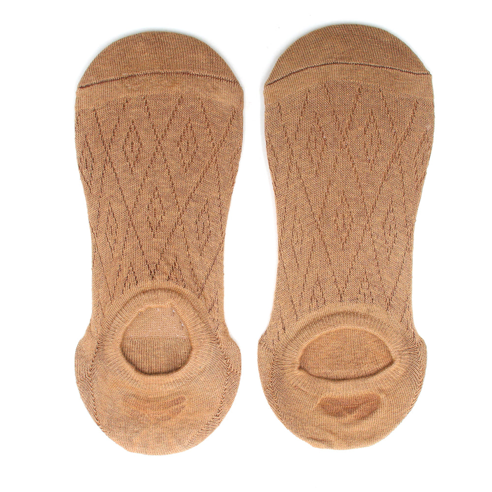 Men's 2Pcs Loafer Socks - Brown, Men's Socks, Chase Value, Chase Value