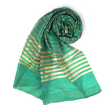 Women's Khadi Dupatta - Green, Women Dupatta, Chase Value, Chase Value