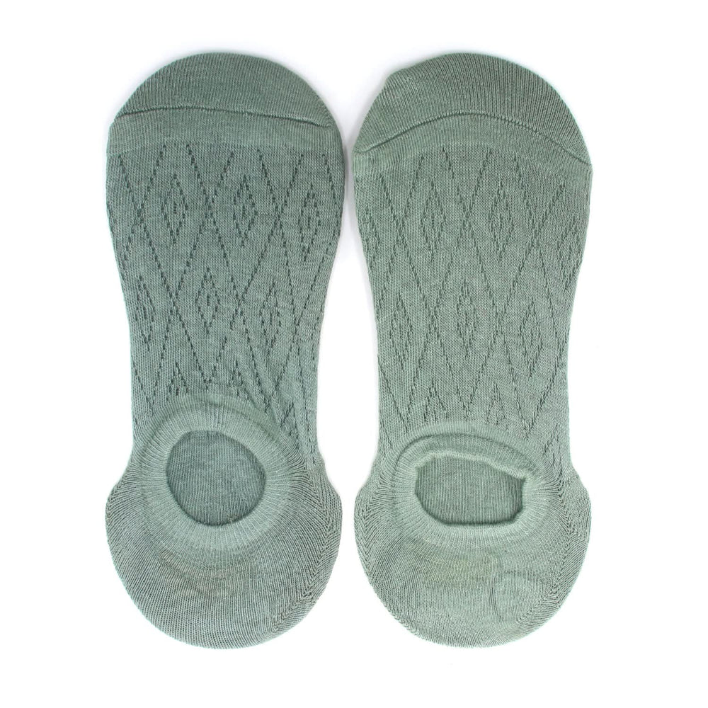 Men's 2Pcs Loafer Socks - Green, Men's Socks, Chase Value, Chase Value