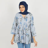 Women's printed Western Top - Grey, Women T-Shirts & Tops, Chase Value, Chase Value