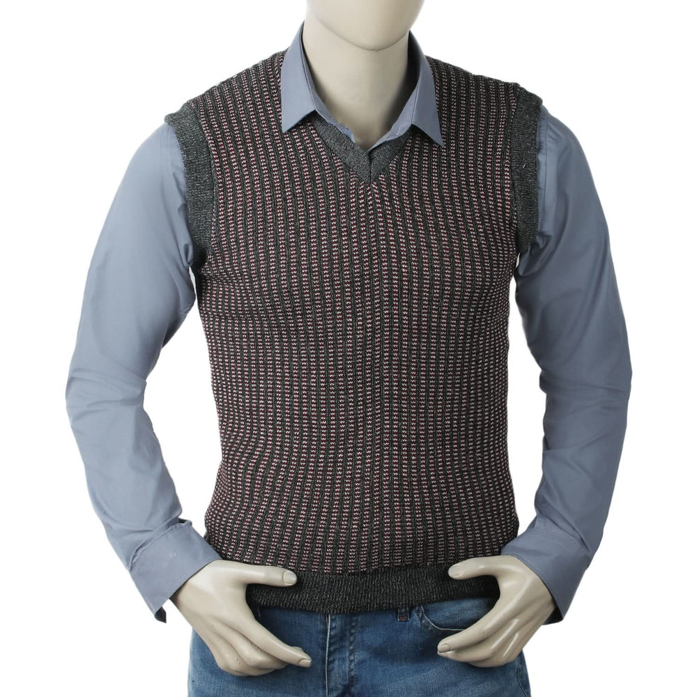 Men's Sleeveless Sweater - Grey, Men's Sweater & Sweat Shirts, Chase Value, Chase Value