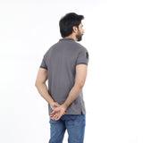 Men's Half Sleeves Polo T-Shirt - Grey, Men's T-Shirts & Polos, Chase Value, Chase Value