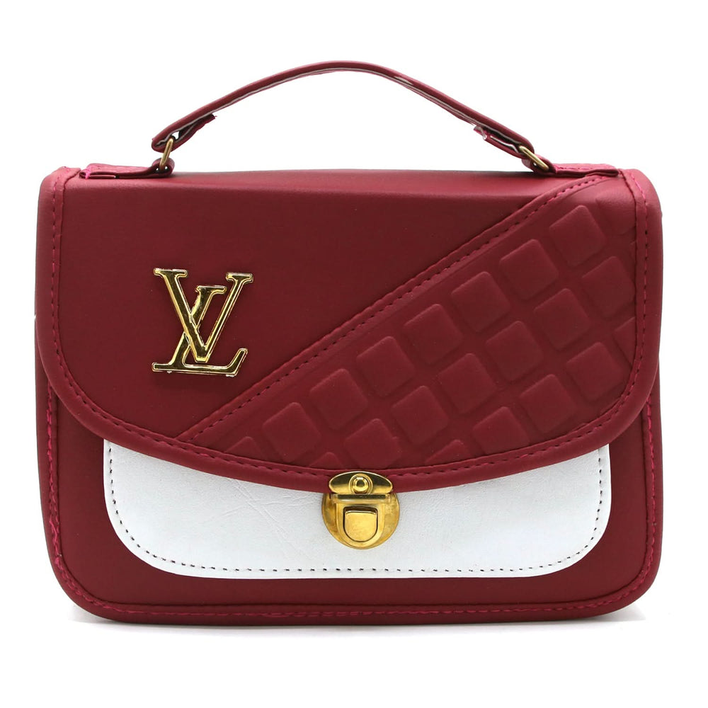 Women's Shoulder Bag - Maroon, Women Bags, Chase Value, Chase Value