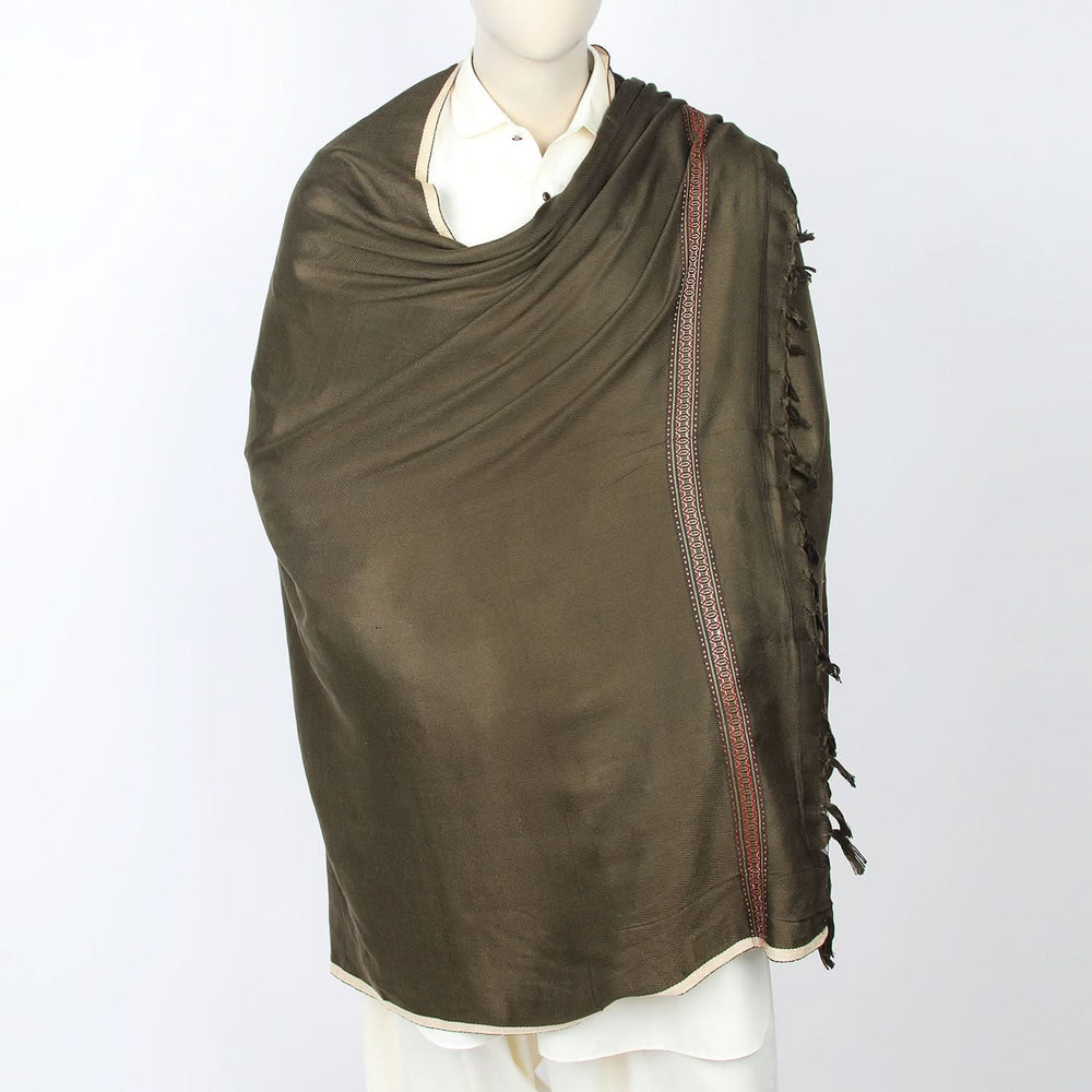 Men's Shawl - Olive, Men's Shawls & Mufflers, Chase Value, Chase Value