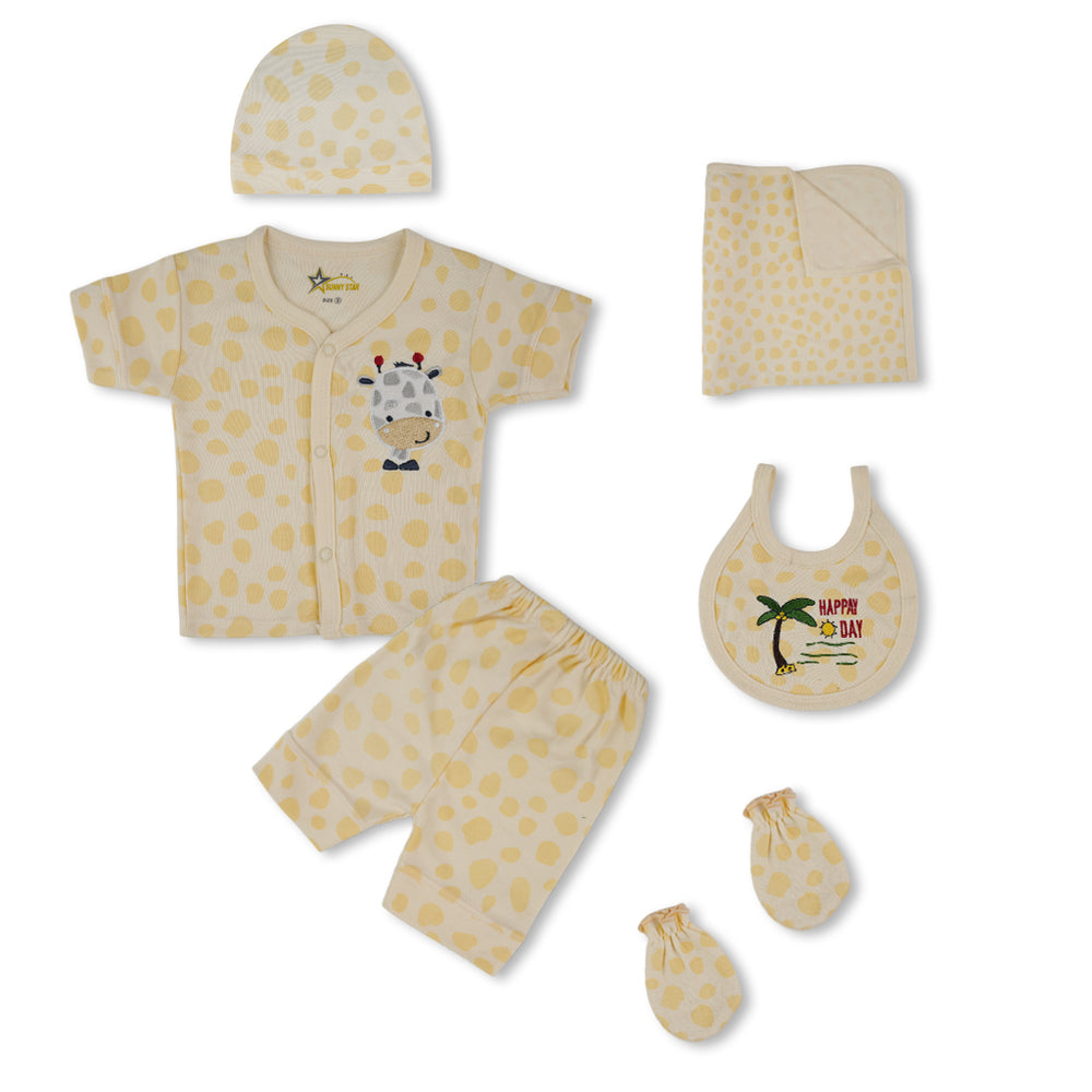 Newborn 6Pcs Gift Set Happy Day, Newborn Gift Set, Chase Value, Chase Value