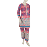 Women's Digital Printed Khaddar 2pcs Suit - Pink, Women Shalwar Suits, Chase Value, Chase Value