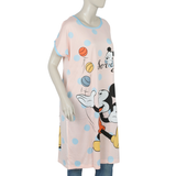 Women's Nighty T-Shirt - Pink, Women Night Suit, Chase Value, Chase Value