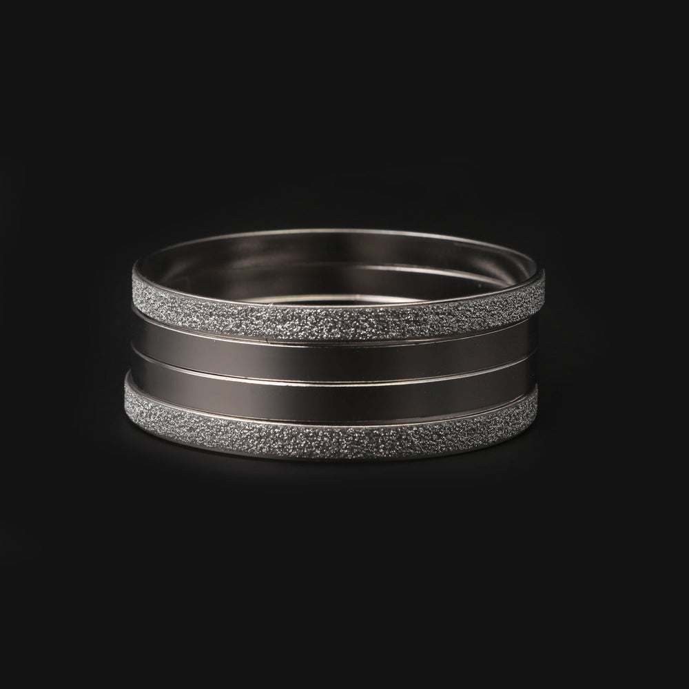 Girls Bangle 3 Shade - Silver, Girls Bangles & Bracelet, Chase Value, Chase Value