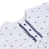 Girls Cotton Half Sleeves Suit - White, Girls Shalwar Kameez, Chase Value, Chase Value