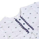 Girls Cotton Half Sleeves Suit - White, Girls Shalwar Kameez, Chase Value, Chase Value