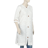 Women's Printed Kurti - White, Women Ready Kurtis, Chase Value, Chase Value