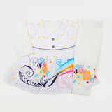 Newborn Girls Full Sleeves Suit - Yellow, Newborn Girls Sets & Suits, Chase Value, Chase Value