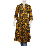 Women's Jalpari Printed Kurti - Yellow, Women Ready Kurtis, Chase Value, Chase Value