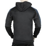 Men's Full Sleeves Fleece Zipper Track Suit - Black, Men's Track Suits, Chase Value, Chase Value