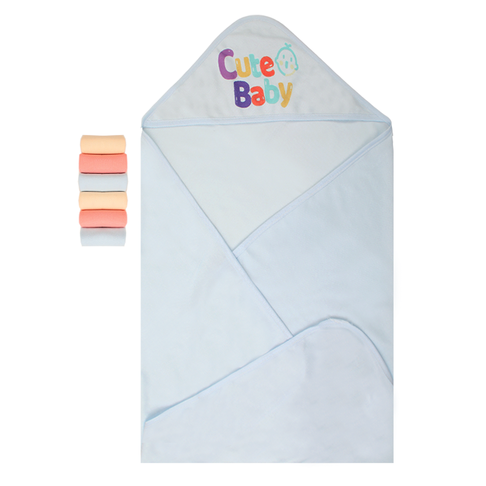 Valuable Wrapping Sheet & 6pc Roll Face towel - Light Blue, Wrapping Sheets, Chase Value, Chase Value