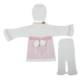 Newborn Girls Full Sleeves Suit - Pink, Newborn Girls Sets & Suits, Chase Value, Chase Value