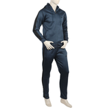 Men's Full Sleeves Fleece Zipper Track Suit - Steel Blue, Men's Track Suits, Chase Value, Chase Value