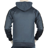 Men's Full Sleeves Fleece Zipper Track Suit - Steel Blue, Men's Track Suits, Chase Value, Chase Value