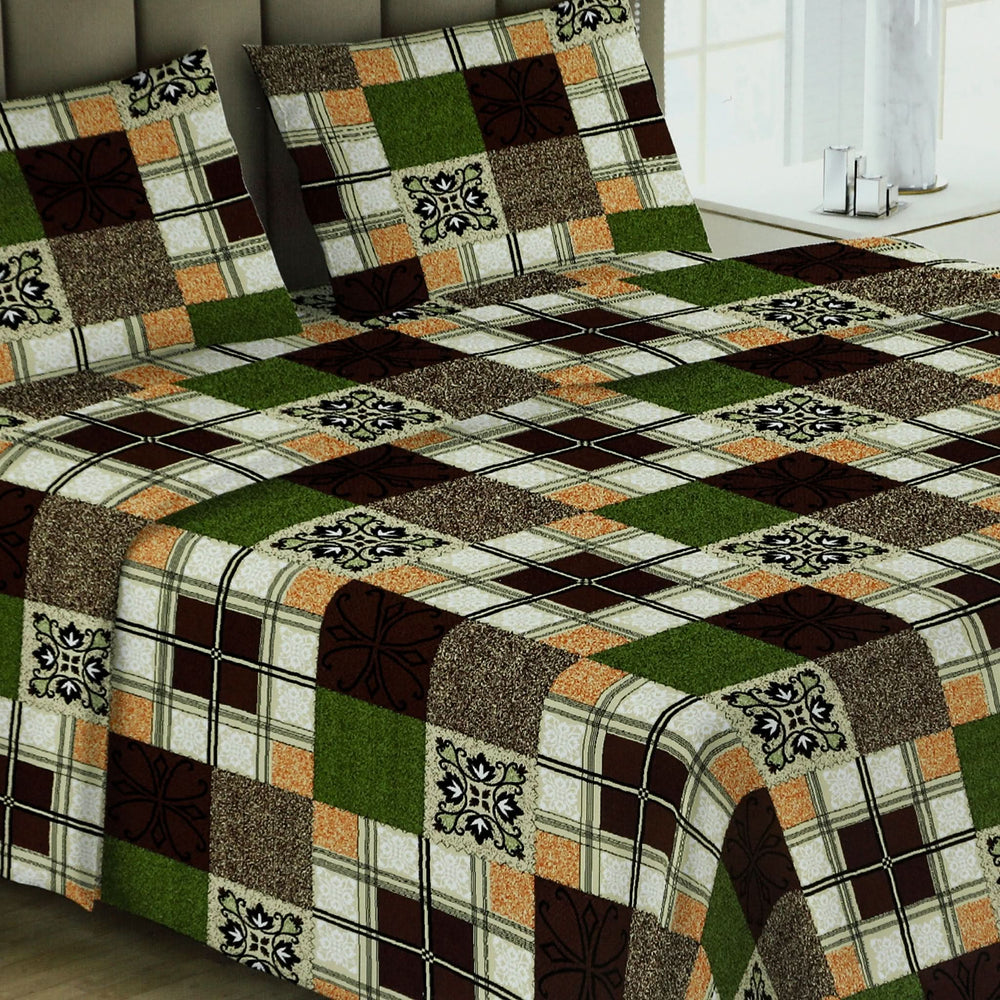 Printed Double Bed Sheet - Multi Color, Double Size Bed Sheet, Chase Value, Chase Value