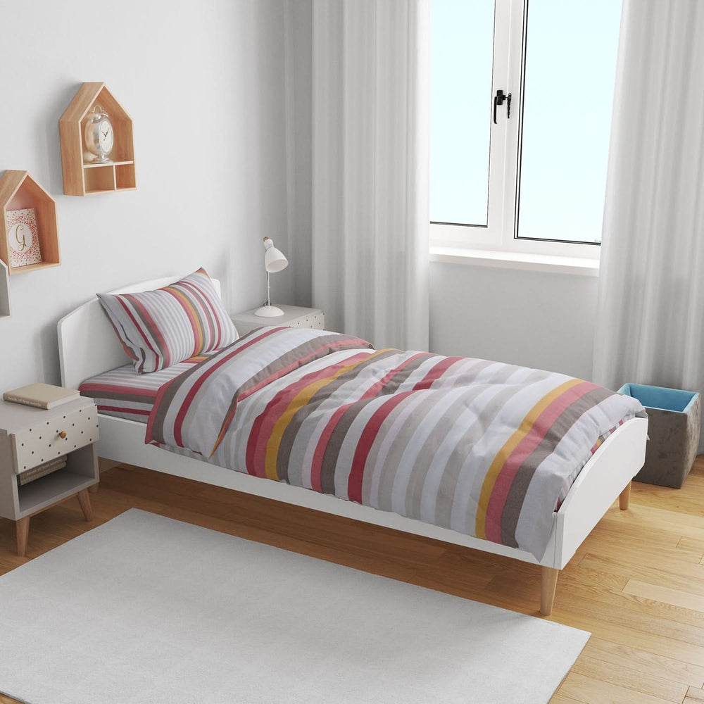 Single Bed Sheet 2Pcs - Multi Color, Single Size Bed Sheet, Chase Value, Chase Value