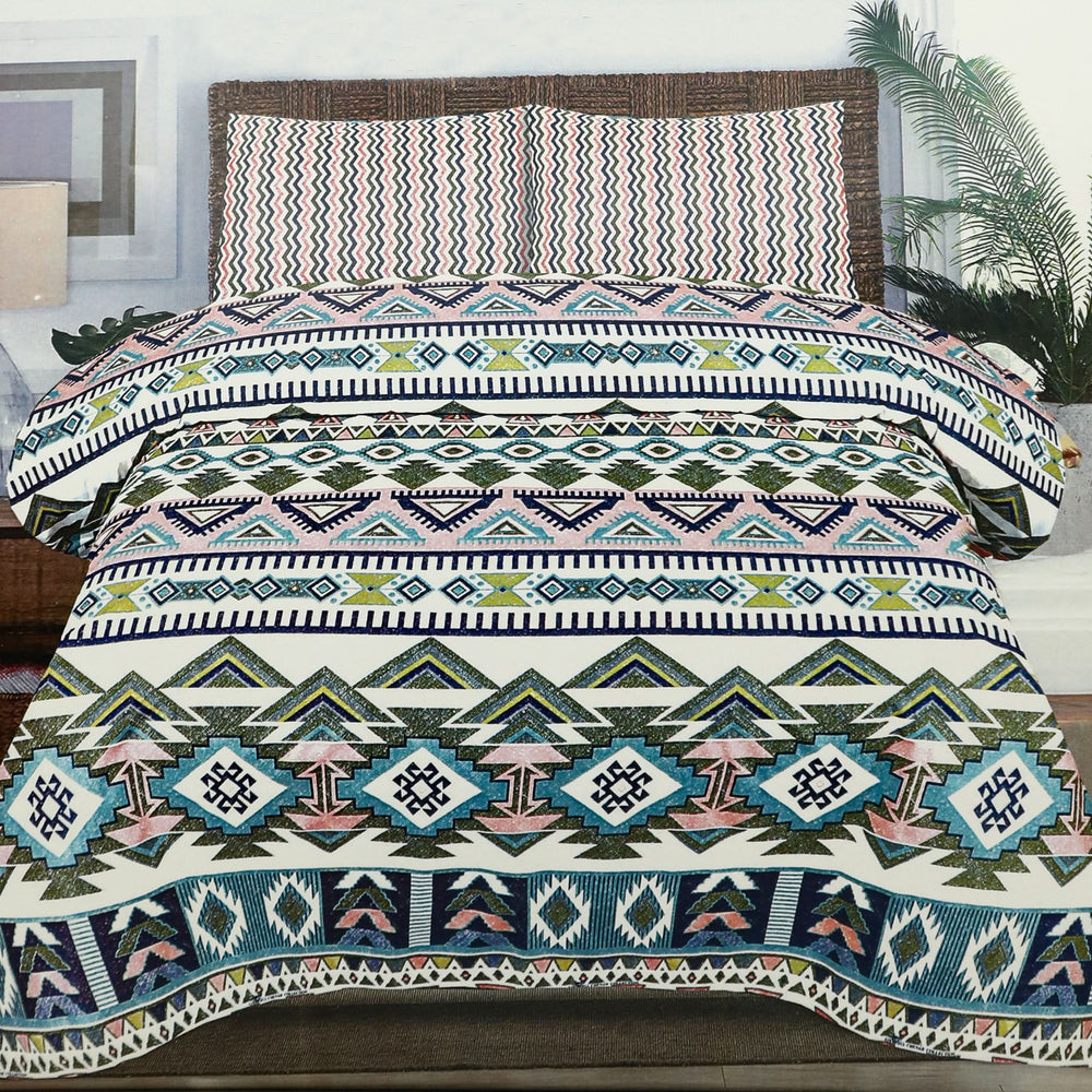 Valuables King Size Polyester Cotton Bed Sheet 90*95 - B6, King Size Bed Sheet, Valuable, Chase Value