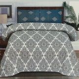 Valuables King Size Polyester Cotton Bed Sheet 90*95 - B9, King Size Bed Sheet, Valuable, Chase Value