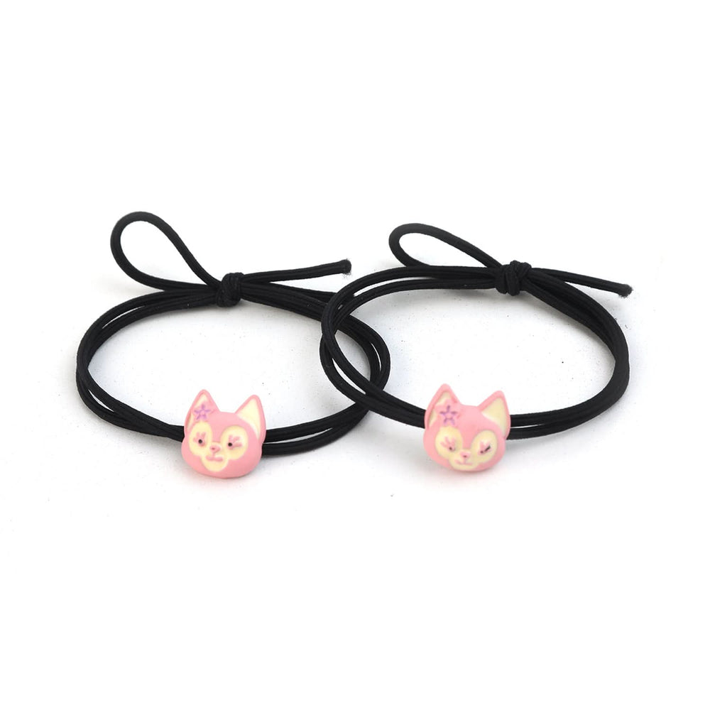 Fancy Hair Pony 2Pcs - Black, Girls Hair Accessories, Chase Value, Chase Value