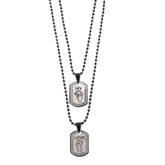 Men's Chain Locket Dubbel - Black, Men's Jewellery, Chase Value, Chase Value