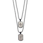 Men's Chain Locket Dubbel - Black, Men's Jewellery, Chase Value, Chase Value