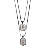 Men's Chain Locket Dubbel - Black, Men's Jewellery, Chase Value, Chase Value