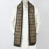 Men's Muffler - Black, Men's Shawls & Mufflers, Chase Value, Chase Value