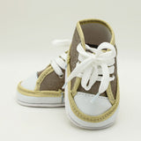 Newborn Boys Long Fancy Shoes - Brown, Newborn Caps, Shoes & Socks, Chase Value, Chase Value