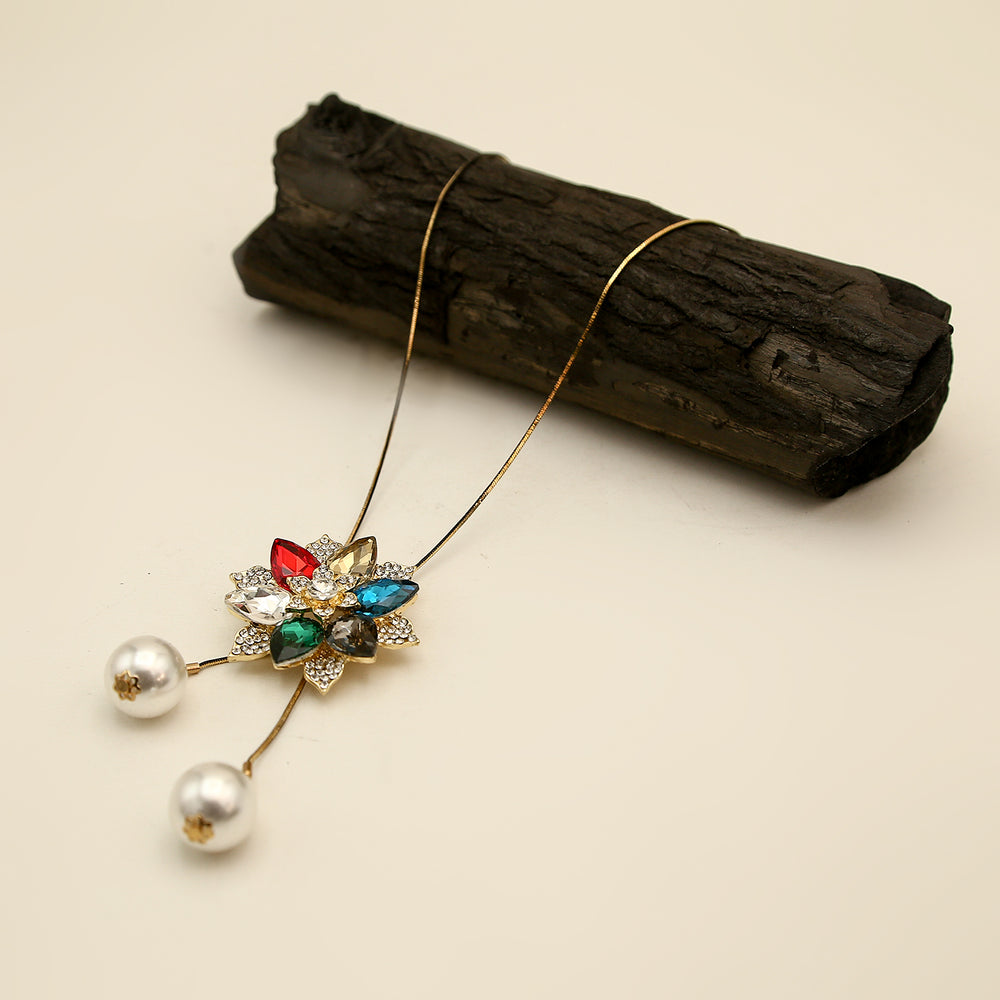 Women's Chain Mala - Golden Black, Women Chains & Lockets, Chase Value, Chase Value