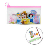 Pencil Pouch With Free Stationery Set - Pink, Stationery Pouch & Box, Chase Value, Chase Value