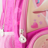 Kids Character Backpack – 18" School Bag with Cartoon Print - Pink, School Bags, Chase Value, Chase Value