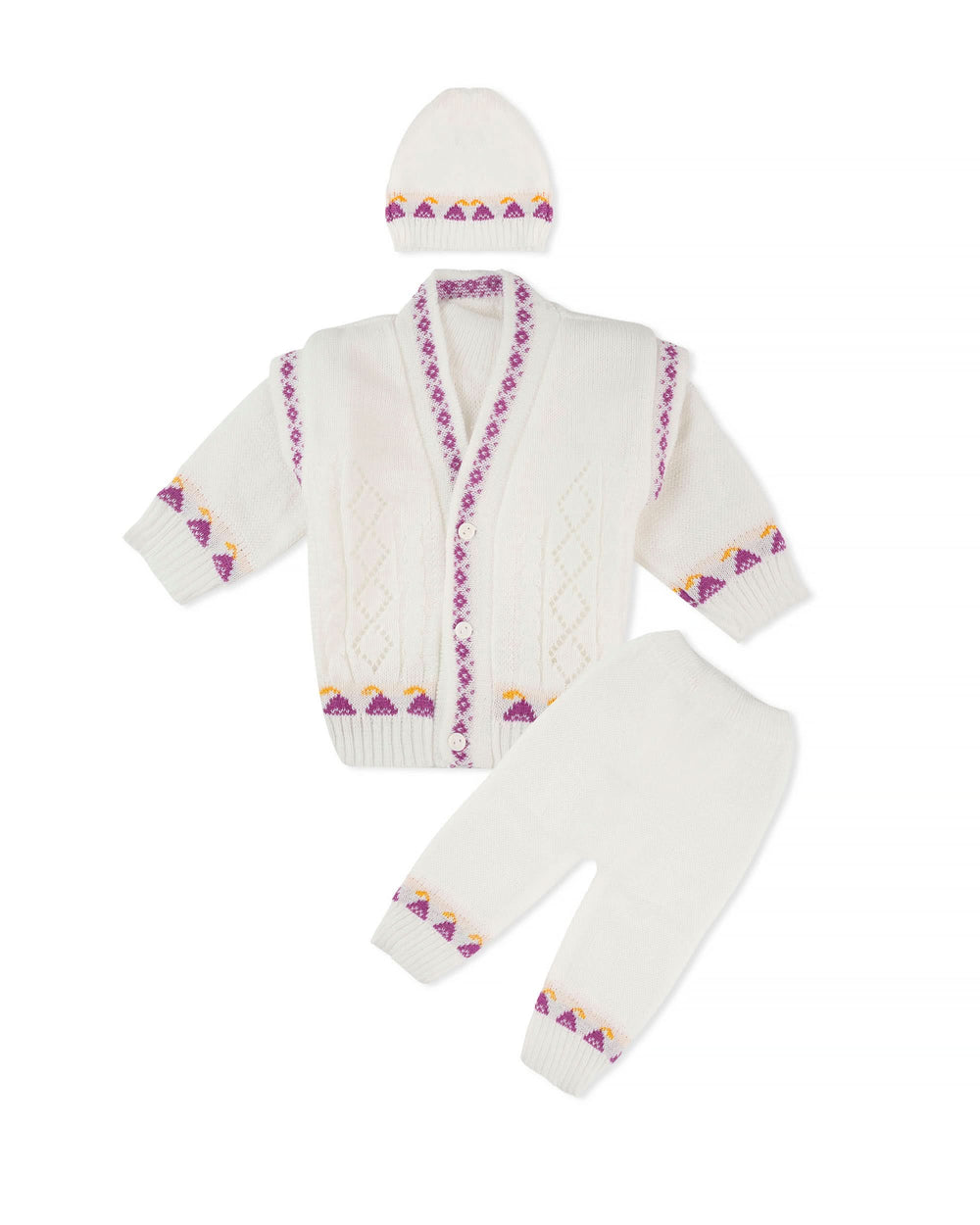 Newborn Boys Irani Suit – 4 Piece Set, Newborn Boys Sets & Suits, Chase Value, Chase Value