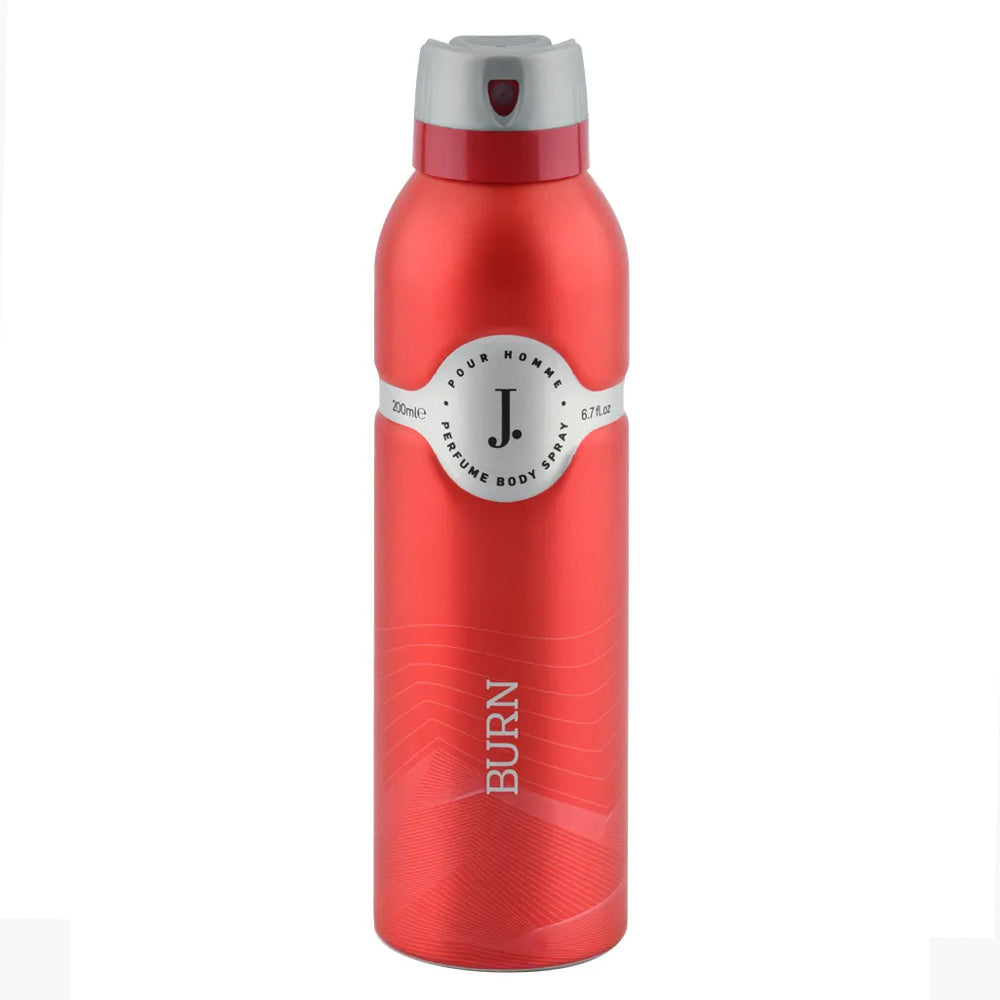 J. Body Spray Burn For Men - 200Ml, Men Body Spray & Mist, J., Chase Value