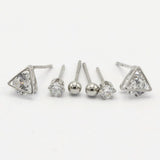 Women's Stud Earring - Silver, Women Earrings & Tops, Chase Value, Chase Value
