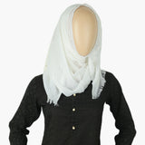Women's Turkish Scarf - Off White, Women Shawls & Scarves, Chase Value, Chase Value